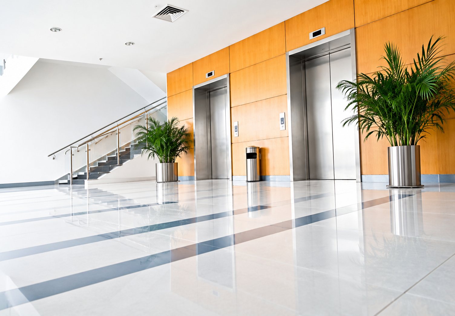 Rampe de l’escalier du hall (vue 28)